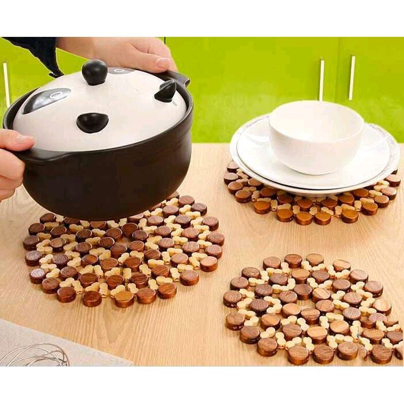 Eco-friendly bamboo placemat insulation pad Eagle Aerie