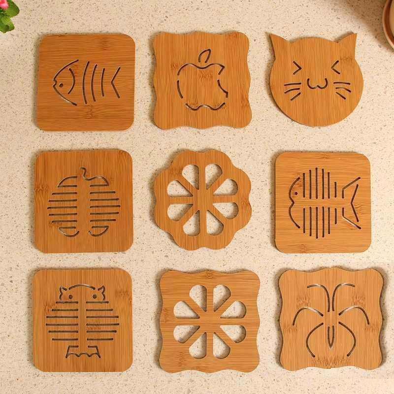 Eco-friendly bamboo placemat insulation pad Eagle Aerie