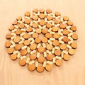 Eco-friendly bamboo placemat insulation pad Eagle Aerie