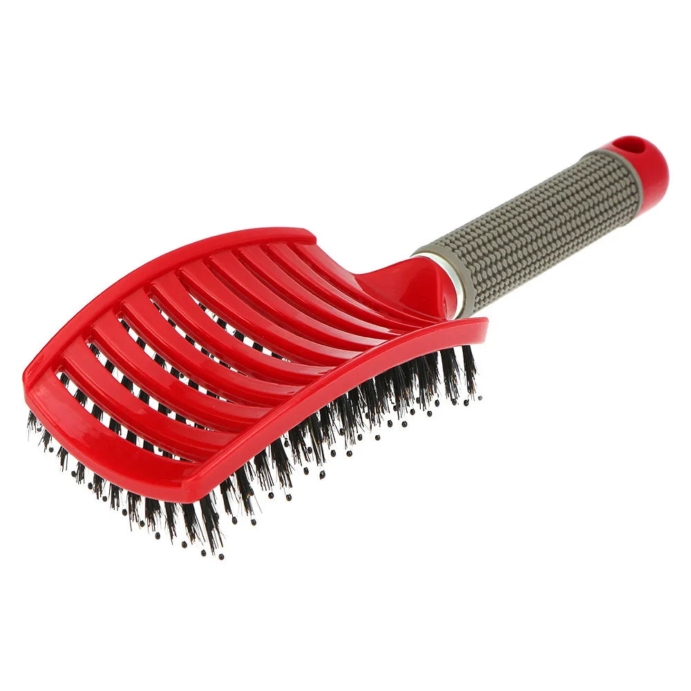 Hair Brush Scalp Massage Comb Hairbrush Bristle&Nylon Women Wet Curly Detangle Hair Brush for Salon Hairdressing Styling Tools Eagle Beacon