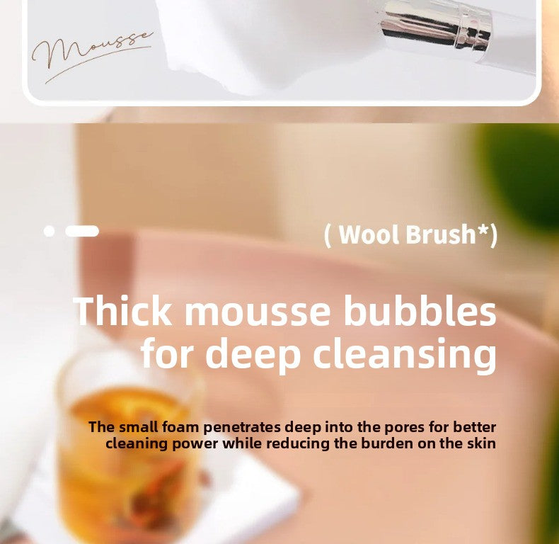 Facial Cleanser Brush Soft Face Massage Fan Wash Brush Pore Cleanning Exfoliating Beauty Face Mask Brush Portable Skin Care Tool Eagle Beacon