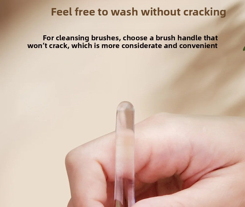 Facial Cleanser Brush Soft Face Massage Fan Wash Brush Pore Cleanning Exfoliating Beauty Face Mask Brush Portable Skin Care Tool Eagle Beacon