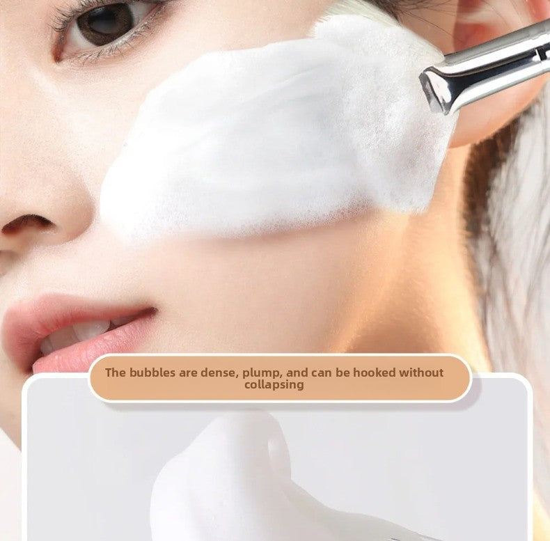 Facial Cleanser Brush Soft Face Massage Fan Wash Brush Pore Cleanning Exfoliating Beauty Face Mask Brush Portable Skin Care Tool Eagle Beacon