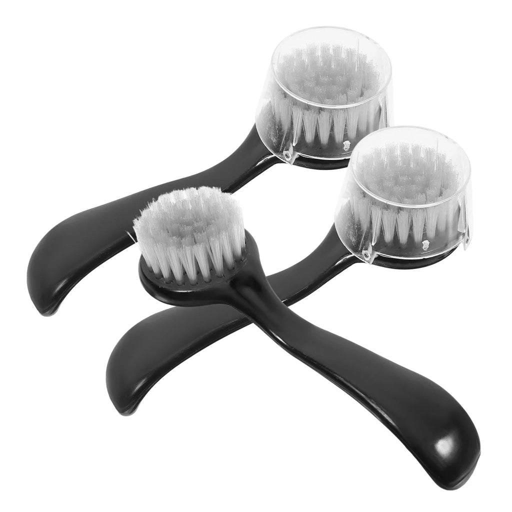 3pcs Facial Cleansing Brush Cleaning Tool For Women Soft Bristle Deep Cleaning Exfoliating Face Wash Scrubber Durable Makeup Eagle Beacon