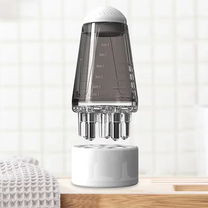 Scalp Applicator Hair Regrowth & Styling Solution Guide Comb Hexagon Head Oil Roller Ball Massage Comb Massage Relaxation Tools Eagle Beacon