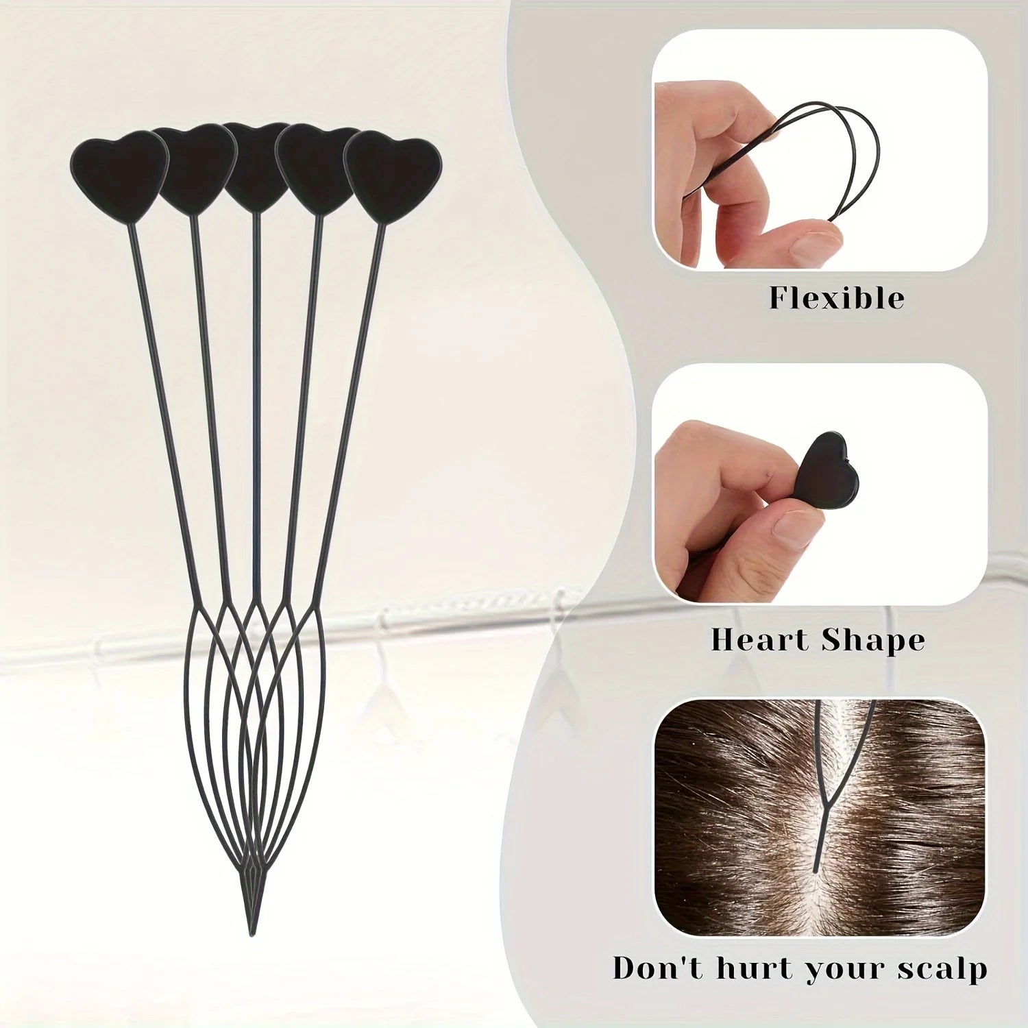 12 hair tail tools, easy-to-use hair accessories, braiding tools, regular hair quality, and hair accessories Eagle Beacon