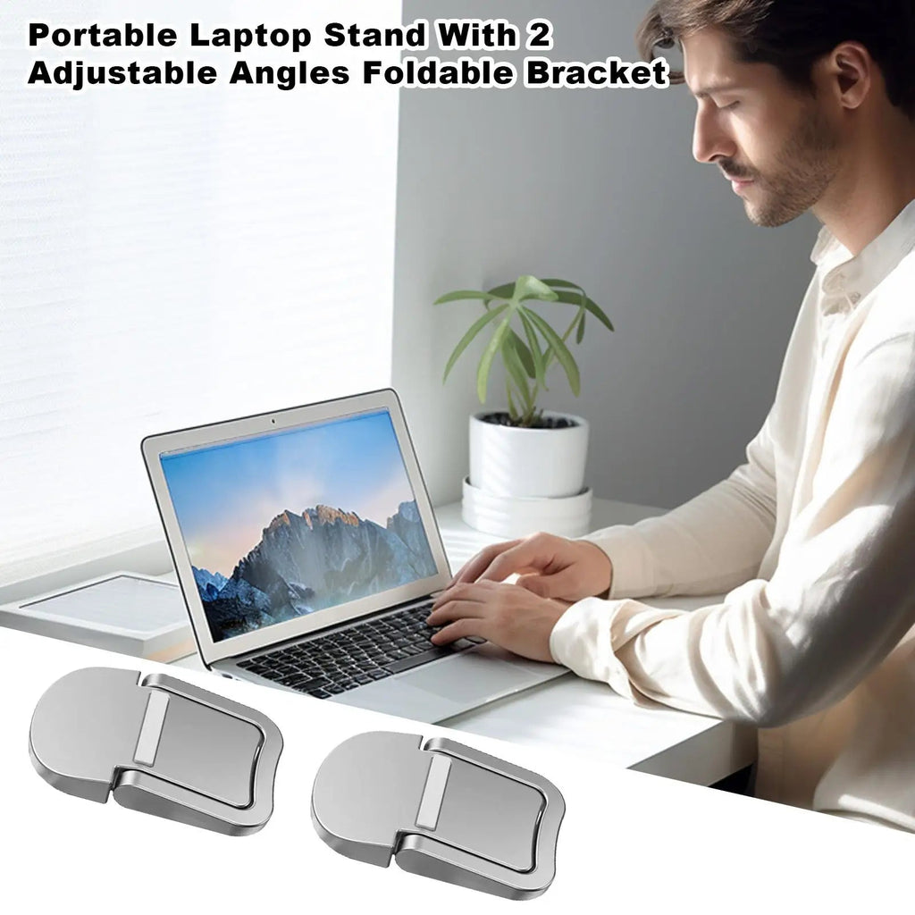 Foldable Laptop Stand Cooling Laptop Stands for Desk Laptop Holder Multipurpose Folding Laptop Stand Desk Laptop Stand for Home Eagle Beacon