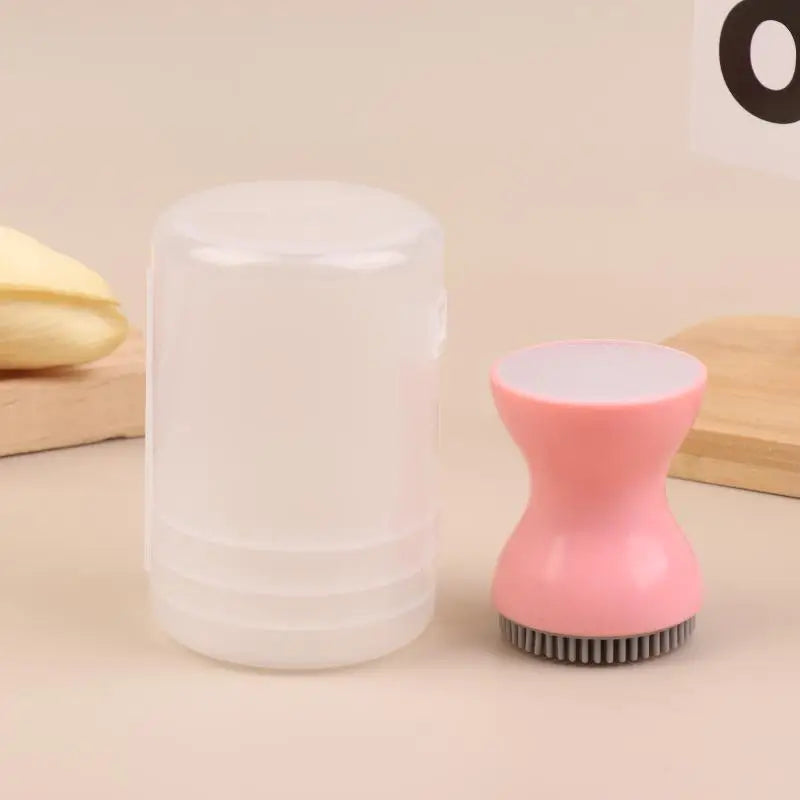 Double-Sided Mini Manual Facial Cleansing Brush Silicone Massage Face Brush Soft Bristles Handheld Cleaning Device Pore Cleaner Eagle Beacon