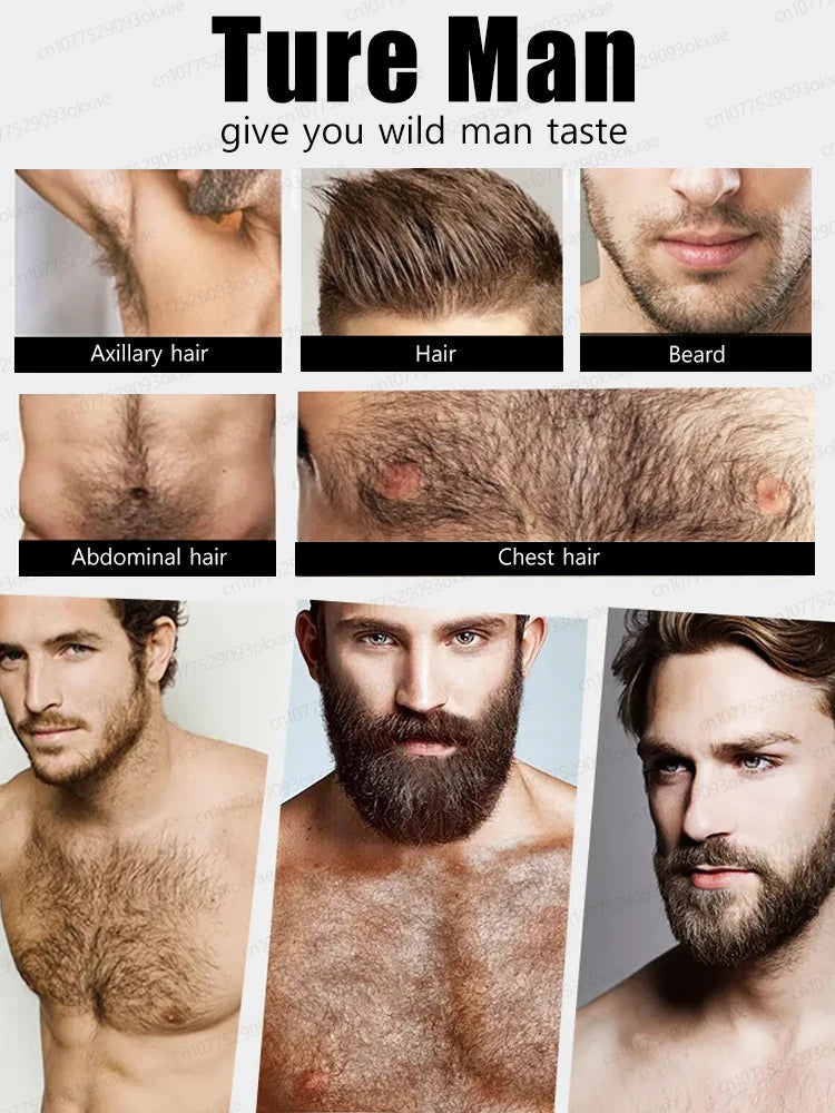 The most effective beard growth essence in 2025, grow a thick beard in 7 days. Chest hair, leg hair, beard and hair growth Eagle Beacon