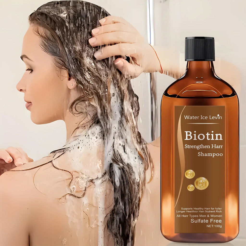 Biotin hair Growth shampoo anti-hair loss treatment for men and women rapid thickening and re-oil beauty health Eagle Beacon