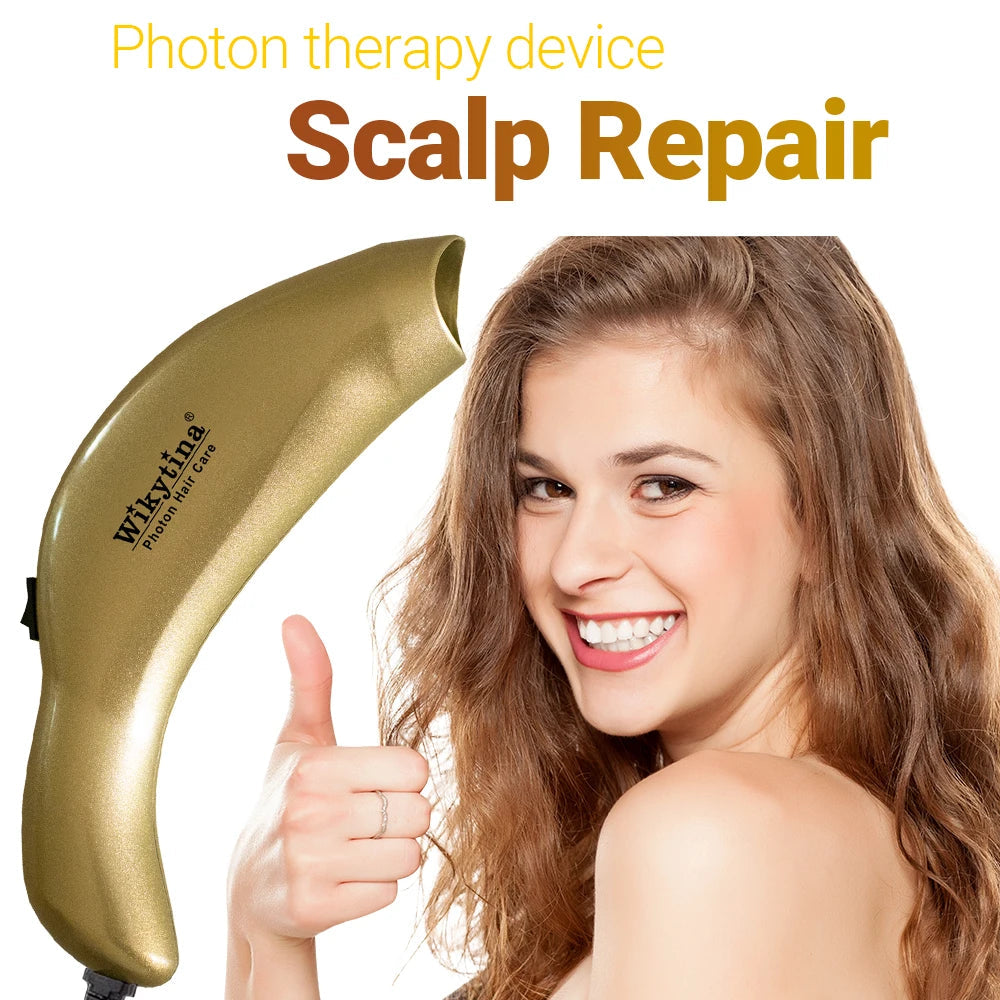 Clinical Grade LLLT Hair Regrowth Device Anti Hair Loss Machine For Scalp Health Thinning Hair Stress Anxiety Management Eagle Beacon
