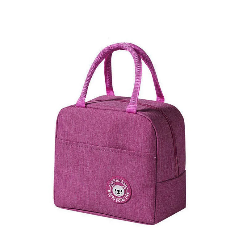 Kids Lunch Box Lunch Bag Portable Insulation Bags Reusable Cute Lunch Pail Bag Leakproof Cooler Lunch Tote Bag For Office Picnic Eagle Aerie
