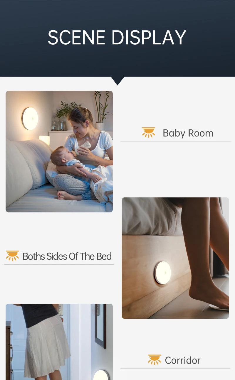 Motion Sensor Ceiling Light Modern Smart Sensor LED Lamp Human Infrared Sensing Lamp Indoor for Garage Corridor Lighting Fixture Eagle Beacon