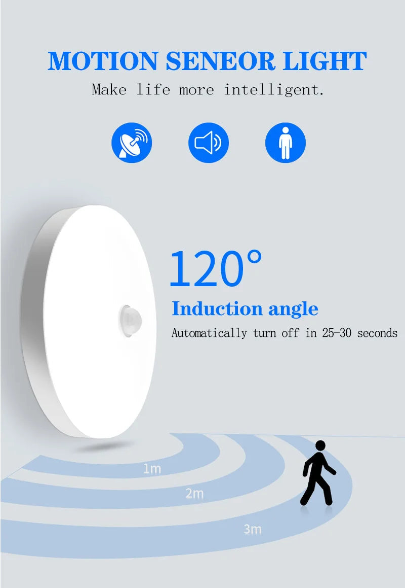 Motion Sensor Ceiling Light Modern Smart Sensor LED Lamp Human Infrared Sensing Lamp Indoor for Garage Corridor Lighting Fixture Eagle Beacon