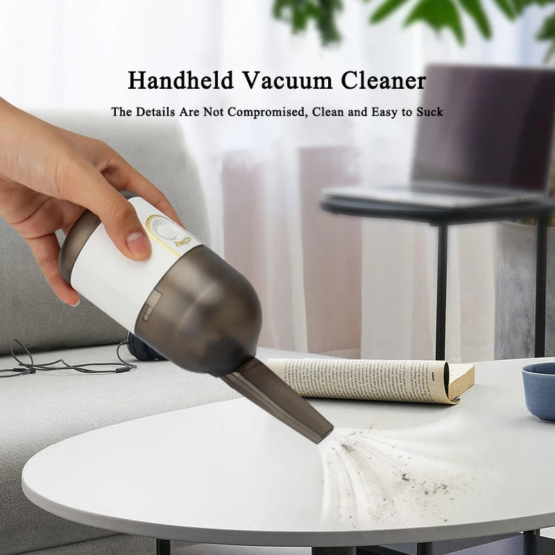 Mini Vacuum Cleaner Portable Wireless Power Usb Charging Car Home Computer Office Sweeping Machine Desktop Dust Eagle Beacon