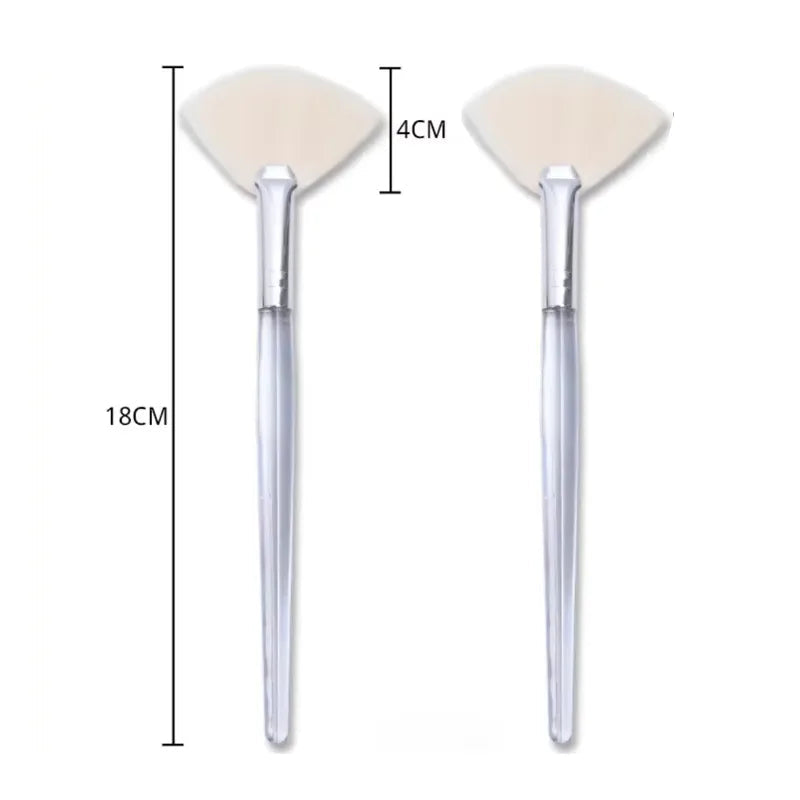 Facial Cleanser Brush Soft Face Massage Fan Wash Brush Pore Cleanning Exfoliating Beauty Face Mask Brush Portable Skin Care Tool Eagle Beacon