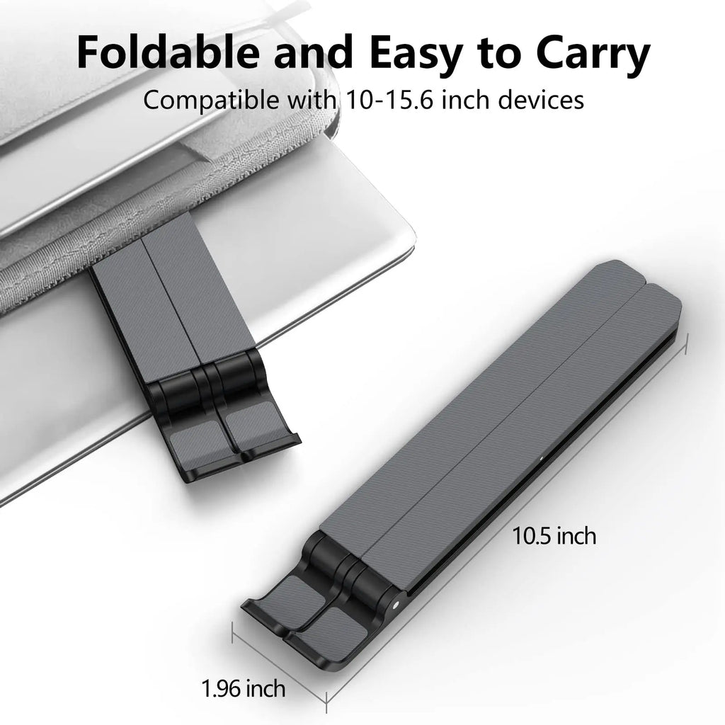 Foldable Laptop Stand Portable Notebook Support Base Holder Adjustable Riser Cooling Bracket Universal for Laptop Tablet Eagle Beacon