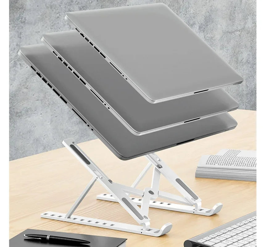 Portable Laptop Stand Foldable Support Base Notebook Stand For Computer Laptop Holder Cooling Pad Riser Macbook Stand  Laptop Eagle Beacon