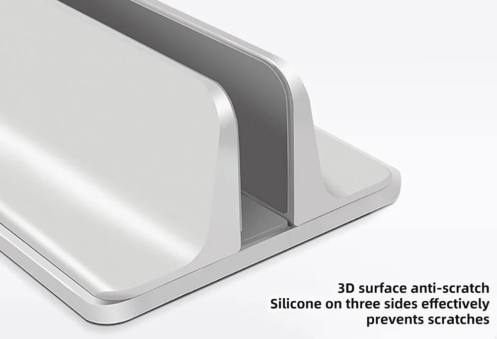 Vertical Laptop Stand Holder Foldable Aluminum Notebook Stand Laptop Tablet Stand Support For Macbook Air Pro PC 13-17 inch Eagle Beacon
