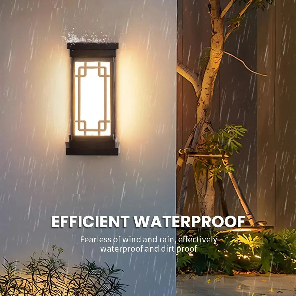 Motion Sensor LED Wall Light 16W Indoor&Outdoor Waterproof IP66 Porch Wall Lamp Home Sconce Decoration Lighting Eagle Beacon