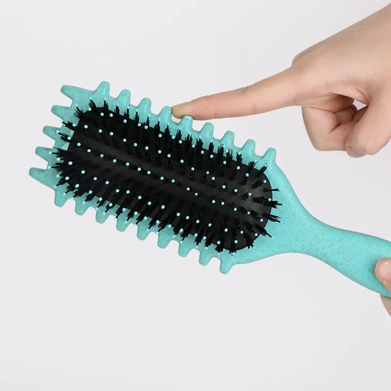 Salon Styling Curly Hair Styling Brush Curl Hair Brush for Combing and Shaping Men's and Women's Curls Reduce Pulling Tools Eagle Beacon