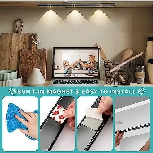 Motion Sensor Light LED Sensor Lamp Wireless Ultra Thin USB LED For Kitchen Cabinet Bedroom Wardrobe Indoor Lighting Night Light Eagle Beacon