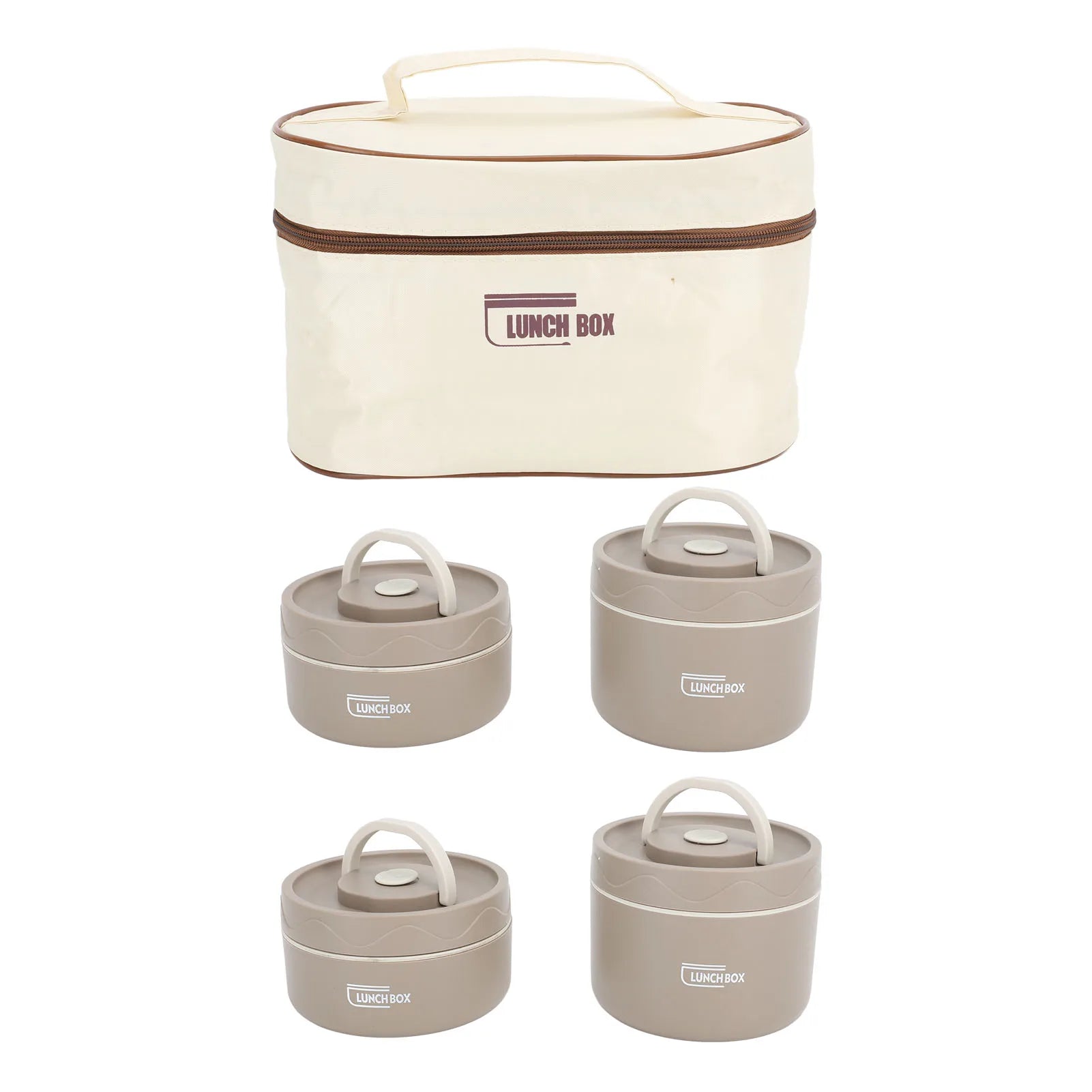 Thermal Lunch Box  304 Stainless Steel Multifunction Portable Insulated Lunch Container with Thermal Bag For School Student Eagle Aerie