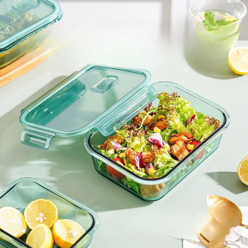 The Glass Lunch Box Can Be Heated in The Microwave. It Is A Special Student Lunch Box for Bringing Meals To Work Eagle Aerie