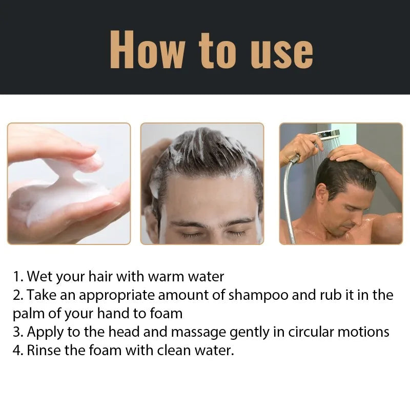 Hair Loss Treatment Shampoo Promote Growth Strengthen Hair Roots Scalp Repair Anti Thinning Moisturizing Thickening Hair Care Eagle Beacon