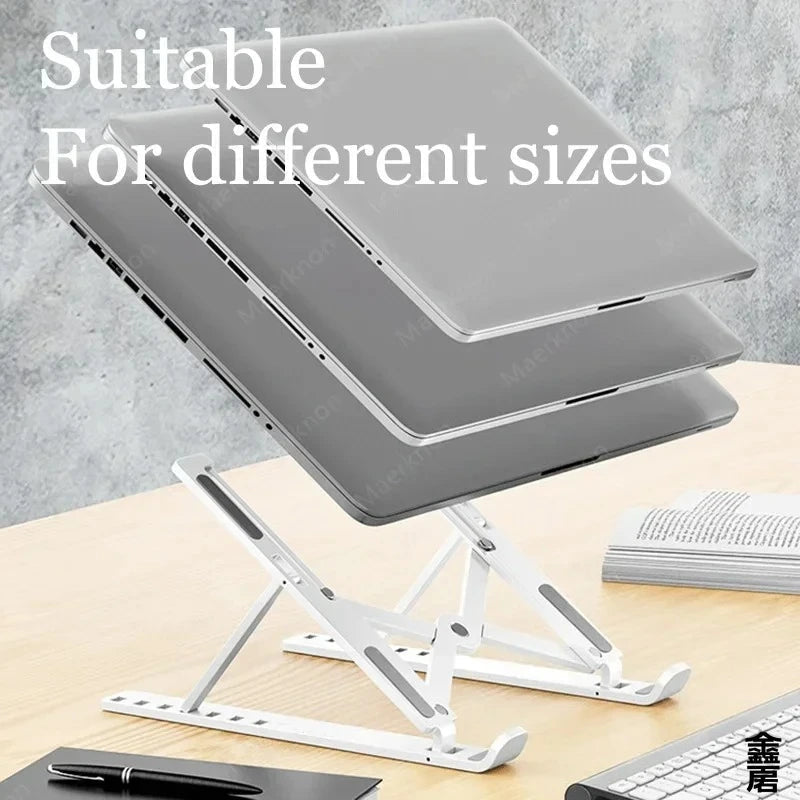 Portable foldable computer monitor stand, adjustable laptop stand, suitable for small-sized tablet dock accessories Eagle Beacon