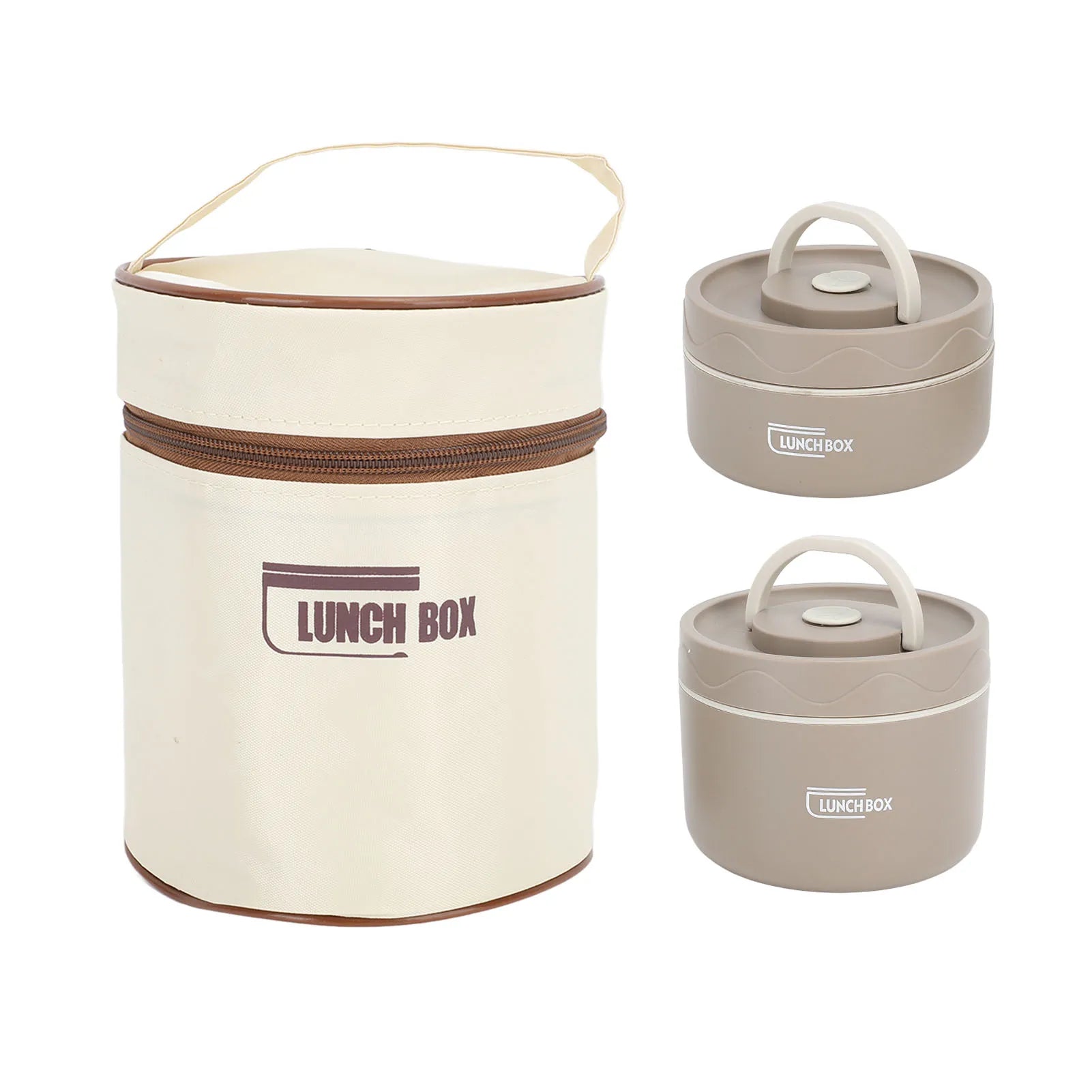 Thermal Lunch Box  304 Stainless Steel Multifunction Portable Insulated Lunch Container with Thermal Bag For School Student Eagle Aerie
