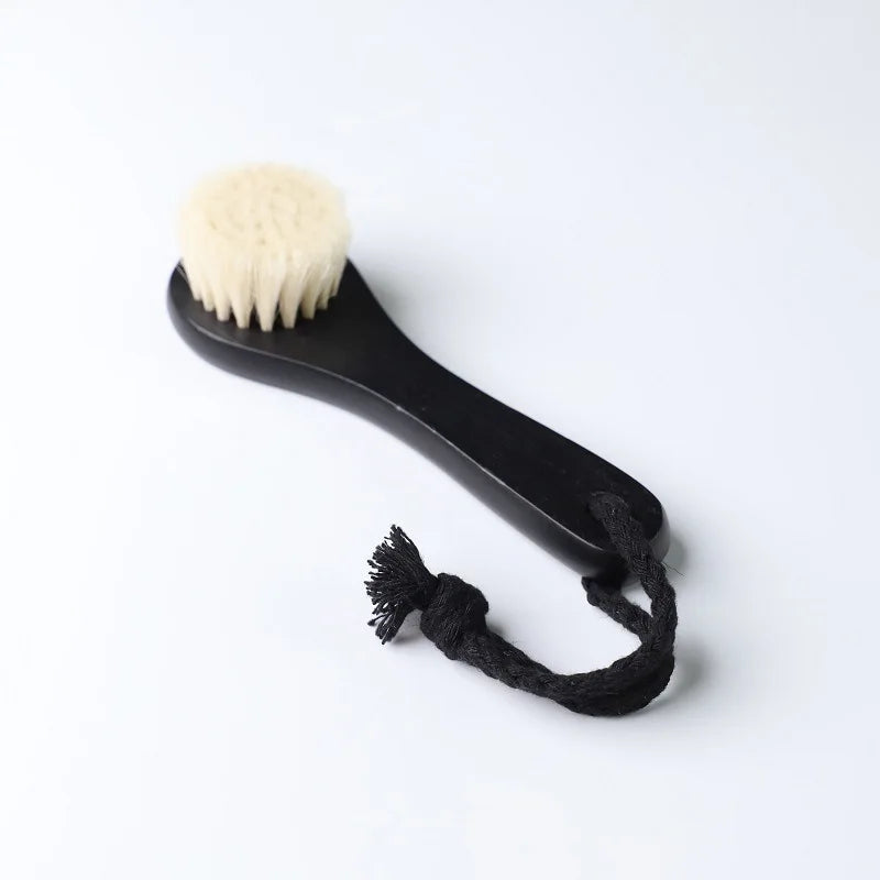 Facial Cleansing Brush, Wooden Face Brush for Exfoliating and Pore Cleansing, Reveal Smooth and Radiant Skin Eagle Beacon