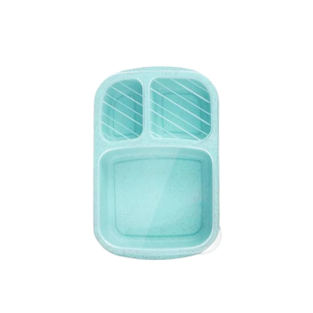 Square lunch box can be heated in the microwave. An environmentally friendly lunch box for meals. Eagle Aerie