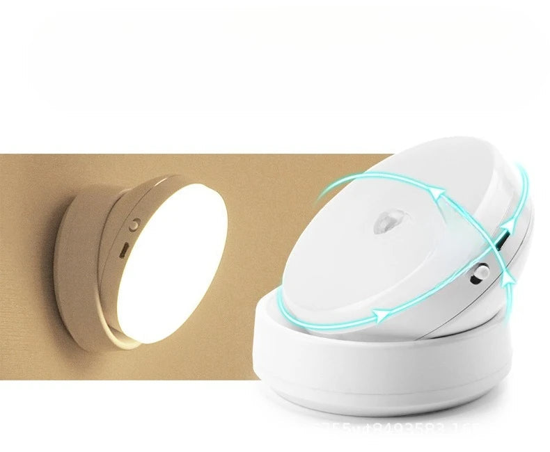 Automatic Wireless Human Motion Sensor Light - Rechargeable LED Night Light for Home, Smart Wardrobe, Hallway, Staircase Eagle Beacon