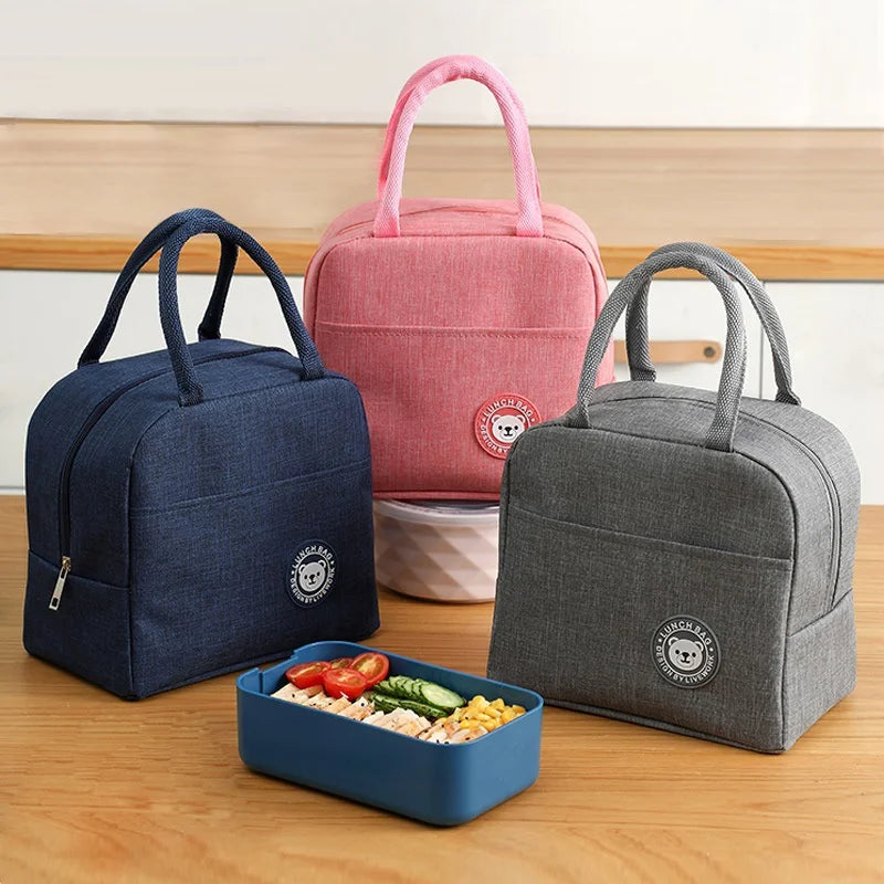 Kids Lunch Box Lunch Bag Portable Insulation Bags Reusable Cute Lunch Pail Bag Leakproof Cooler Lunch Tote Bag For Office Picnic Eagle Aerie