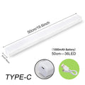 Motion Sensor Light Wireless LED Night Light Type C Rechargeable Light Cabinet Wardrobe Lamp Staircase Backlight For Kitchen LED Eagle Beacon