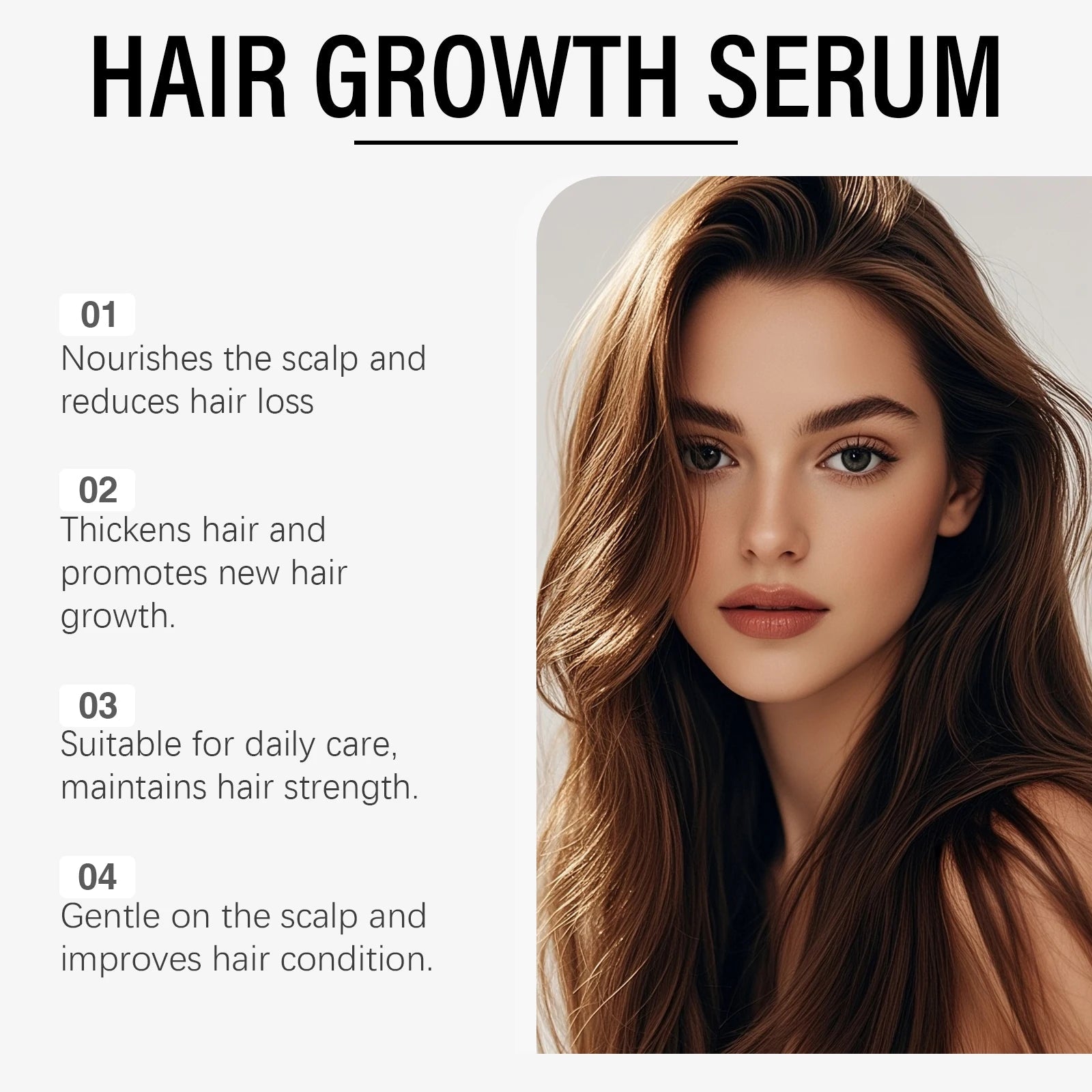 Hair Growth Serum Trengthening Hair Roots Promote Hair Regrowth Anti Hair Loss Nourishing Scalp Repair Hair Care Eagle Beacon