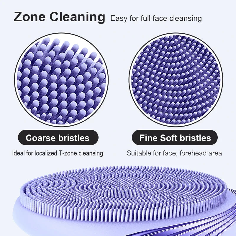 High-Quality, Ultra-Thin Electric Facial Cleansing Brush with a Built-In Battery, USB Charging, Five Power Modes, Gentle Cleani Eagle Beacon
