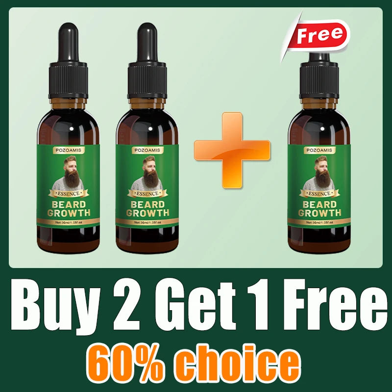 The most effective beard growth essence in 2025, grow a thick beard in 7 days. Chest hair, leg hair, beard and hair growth Eagle Beacon