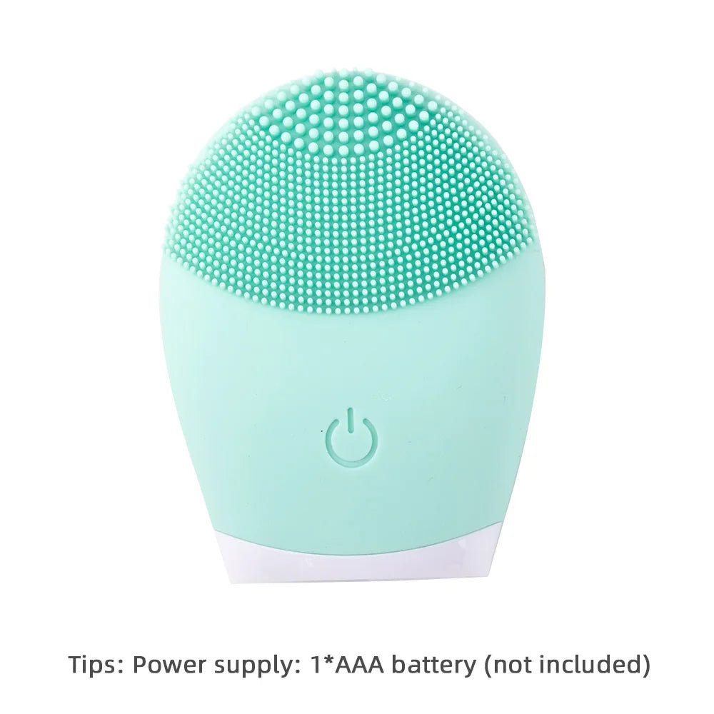 Electric Facial Cleansing Brush Face Skin Care Tools Waterproof Silicone Sonic Cleanser Facial Eagle Beacon