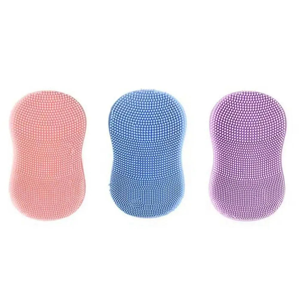 Face Scrubber Mini Facial Brush Silicone Wash Exfoliator Finger Glove Pads Handheld Cleansing Brushes Tool Skin Care Deep Clean Eagle Beacon