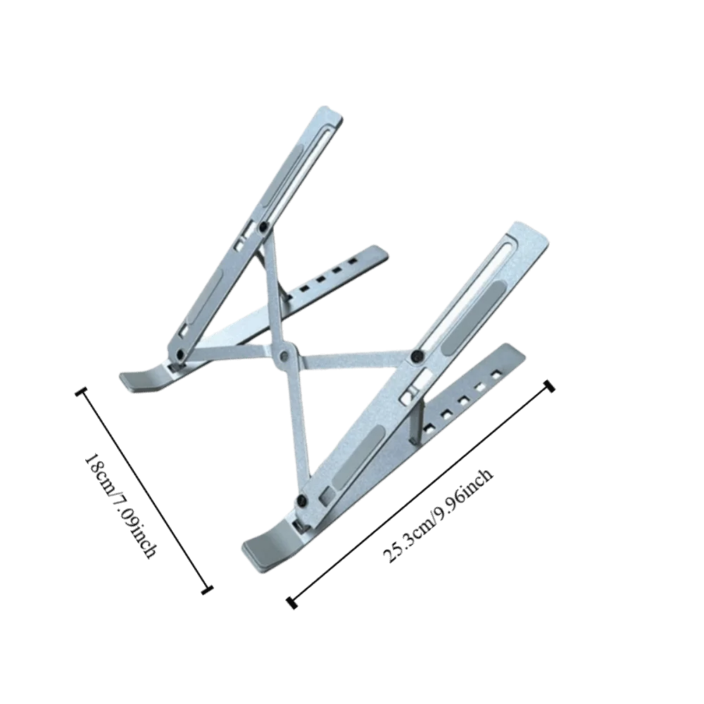 Foldable Laptop Cooler Stand Portable Stand With Fans Laptop Desktop Bracket Stable Adjustable Stand Folding Laptop Stand Eagle Beacon