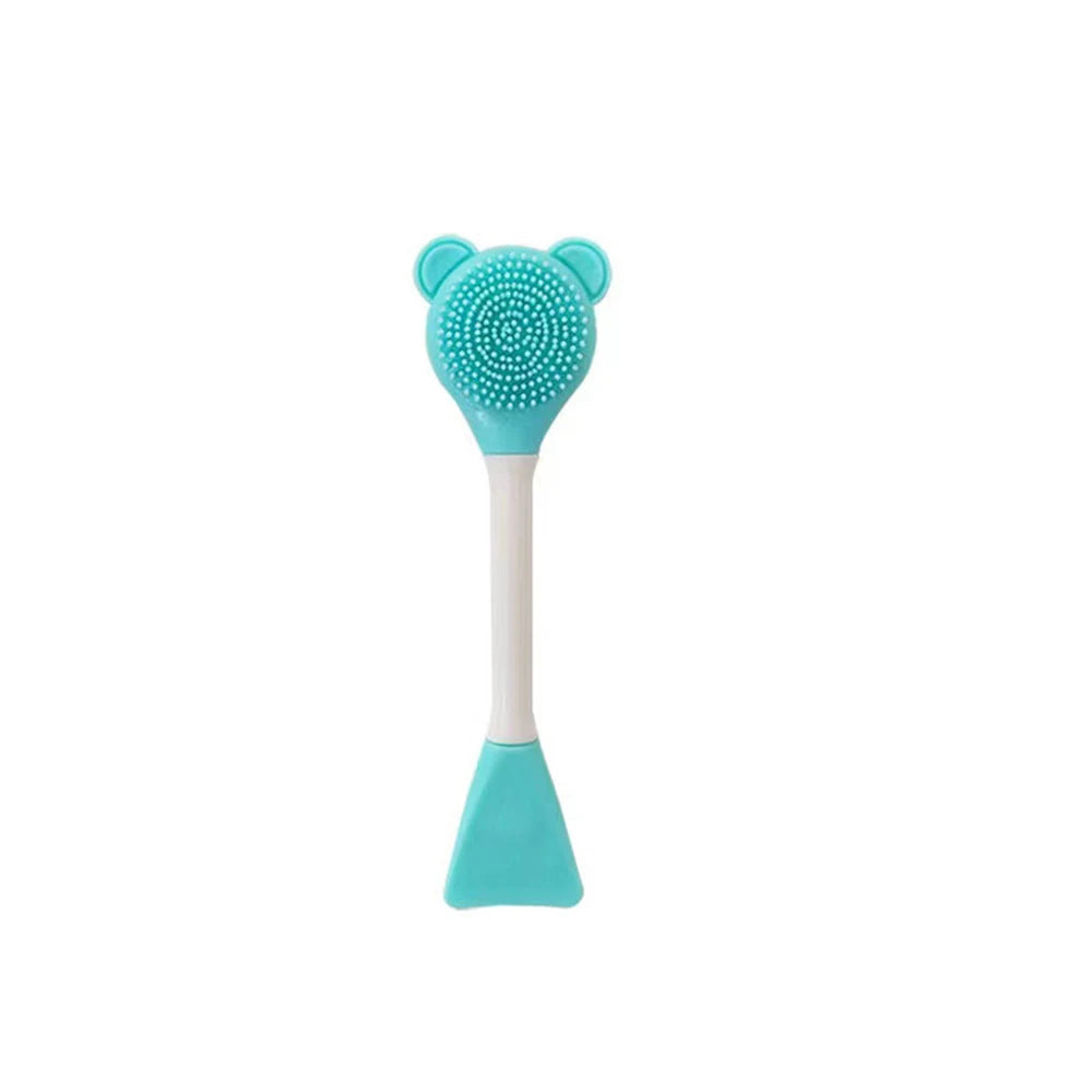 Cleansing Brush 2 In 1 Silicone Mask Brush And Facial Cleaning Brush Are Used For Exfoliation, Massage, Makeup Removal Skin Care Eagle Beacon