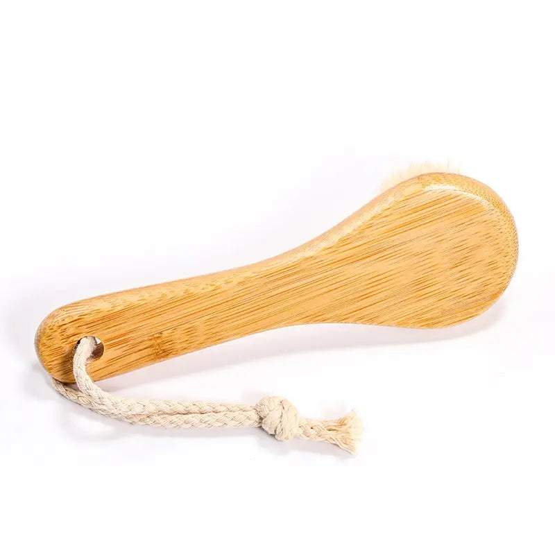 1PC Exfoliating Brush Facial Cleansing Brush Bamboo Hair Facial Cleansing Massage Face Care Brush Deep Pore Cleansing Eagle Beacon