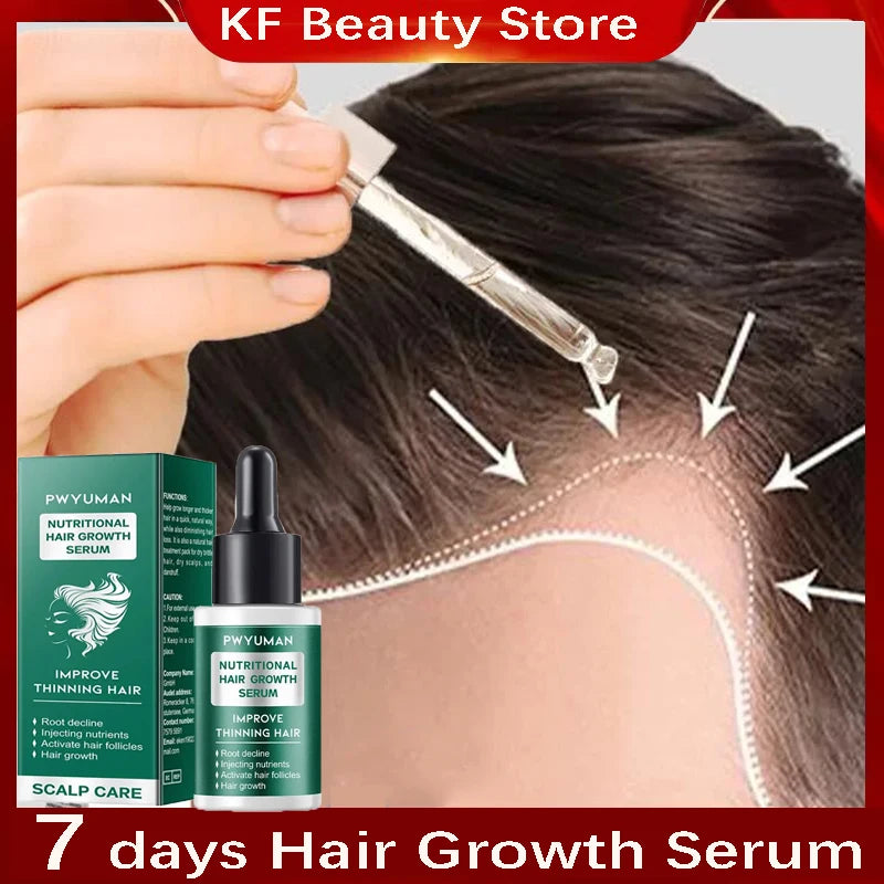 7 Days Ginger Hair Growth Serum Fast Promote Hair Regrowth Products Anti Hair Loss Repair Scalp Baldness Nourish Hair Root Care Eagle Beacon