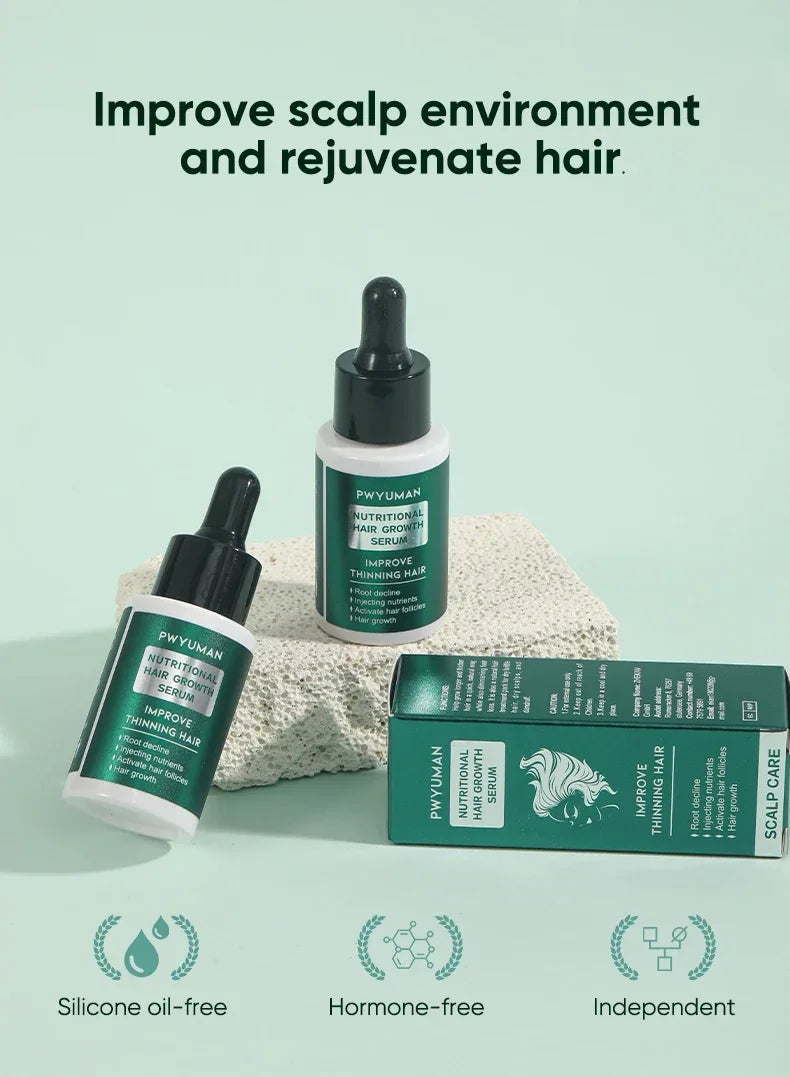 7 Days Ginger Hair Growth Serum Fast Promote Hair Regrowth Products Anti Hair Loss Repair Scalp Baldness Nourish Hair Root Care Eagle Beacon