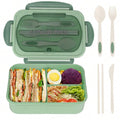 Bento Box Adult Lunch Box, Containers For Adults Men Women With 4 Compartments, Lunchable Food Container Back To School Eagle Aerie