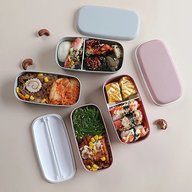 Portable Heated Lunch Box For Kids, Food Storage Container, Children Kids Breakfast Boxes to Keep Fresh, Japanese - style Eagle Aerie