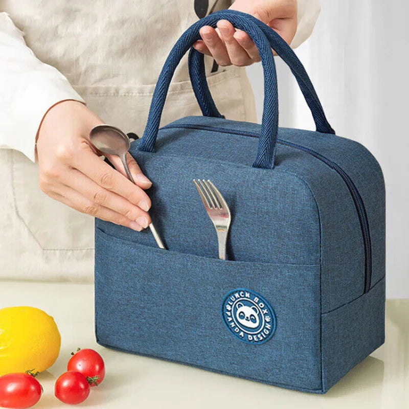 Kids Lunch Box Lunch Bag Portable Insulation Bags Reusable Cute Lunch Pail Bag Leakproof Cooler Lunch Tote Bag For Office Picnic Eagle Aerie