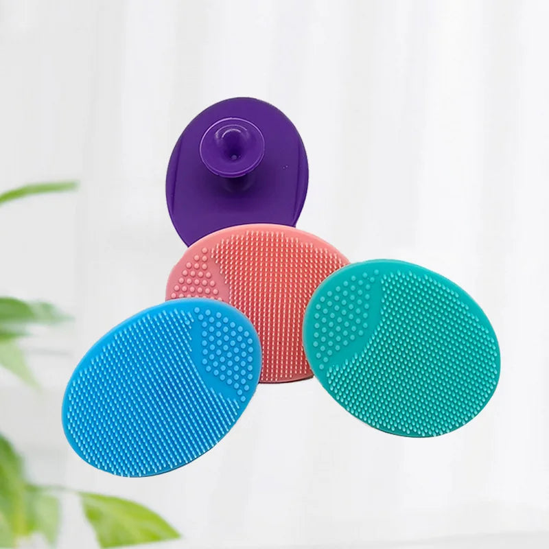 5/20 Pcs Portable Facial Cleansing Brush Deep Cleansing Skin Exfoliating Pore Removing Soft Silicone Brush Face Cleansing Brush Eagle Beacon